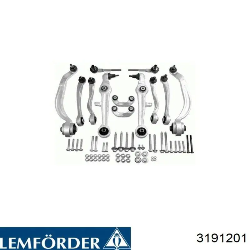 Kit de braços oscilantes de suspensão dianteira Lemforder 3191201 preço, a partir de 336,65 USD