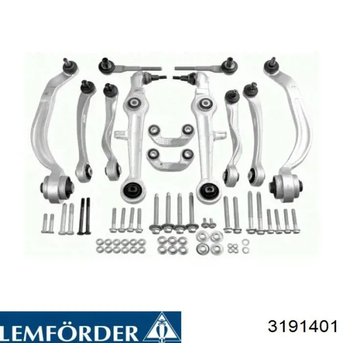 Kit de braços oscilantes de suspensão dianteira Lemforder 3191401 preço, a partir de 601,80 USD