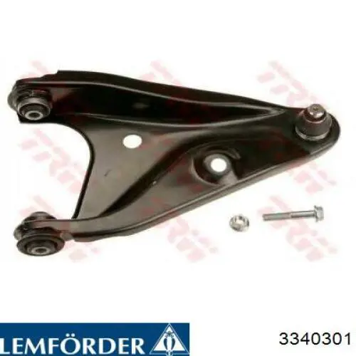 Compre 3340301 Lemforder Braço oscilante inferior direito de suspensão dianteira