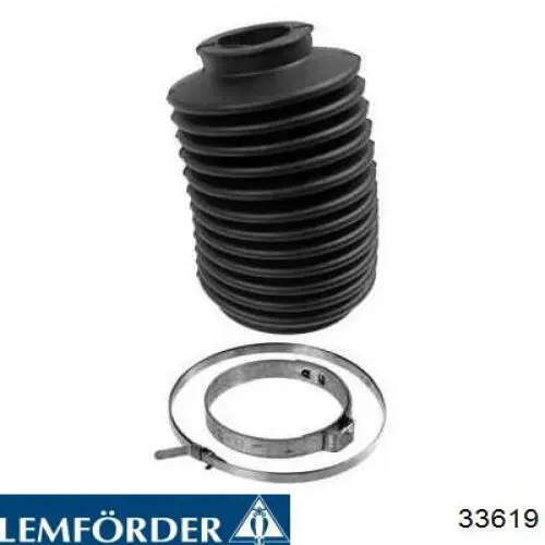 Compre 33619 Lemforder Bota de proteção do mecanismo de direção (de cremalheira)