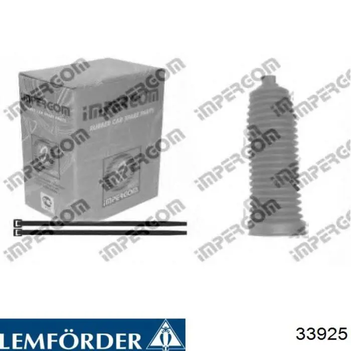 Bota de proteção do mecanismo de direção (de cremalheira) Lemforder 33925