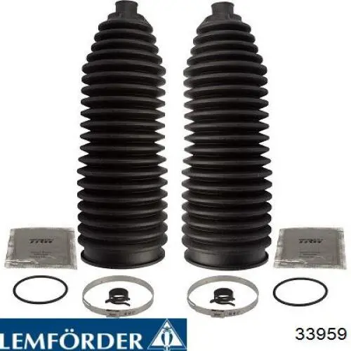 Compre 33959 Lemforder Bota de proteção do mecanismo de direção (de cremalheira)
