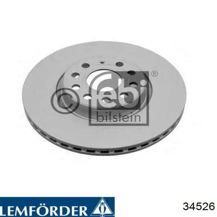 Bloco silencioso dianteiro do braço oscilante inferior 34526 Lemforder