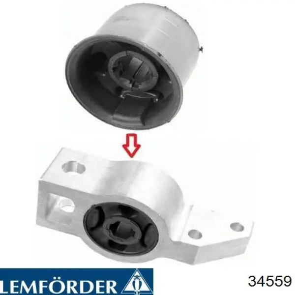Compre 34559 Lemforder Bloco silencioso dianteiro do braço oscilante inferior