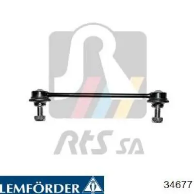 Montante esquerdo de estabilizador dianteiro Lemforder 34677 preço, a partir de 10,16 USD