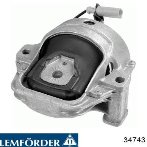 34743 Lemforder Coxim (suporte) esquerdo de motor