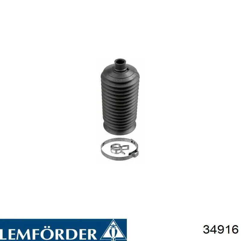 Compre 34916 Lemforder Bota de proteção esquerda do mecanismo de direção (de cremalheira)