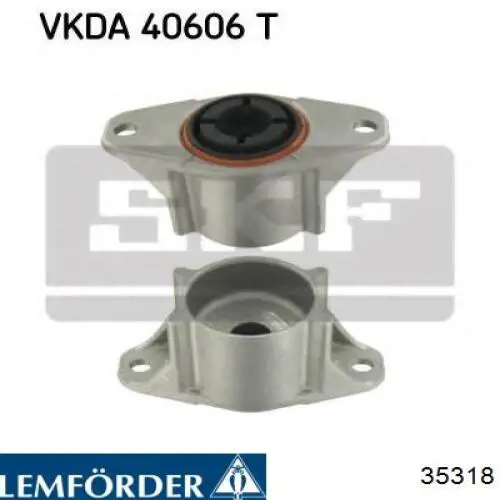 Suporte de amortecedor traseiro 35318 Lemforder