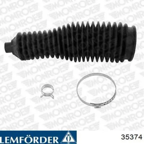 Bota de proteção do mecanismo de direção (de cremalheira) Lemforder 35374