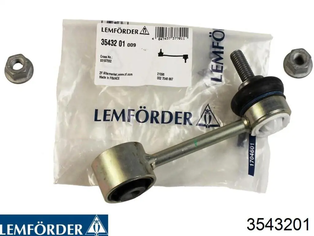 Montante de estabilizador traseiro Lemforder 3543201 preço, a partir de 20,73 USD