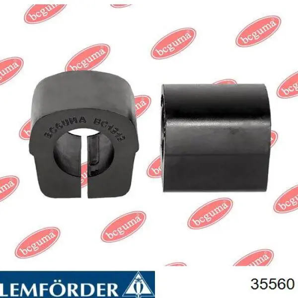 35560 Lemforder Braço oscilante inferior direito de suspensão dianteira