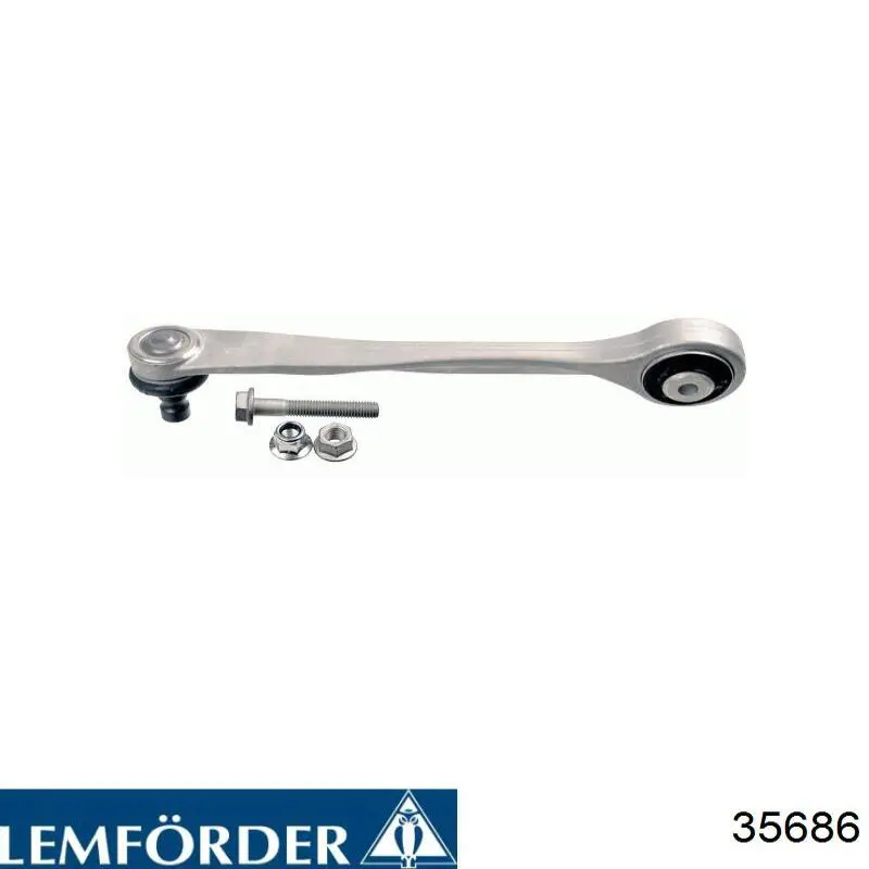 Braço oscilante superior direito de suspensão dianteira Lemforder 35686