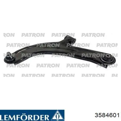 Compre 3584601 Lemforder Braço oscilante inferior esquerdo de suspensão dianteira