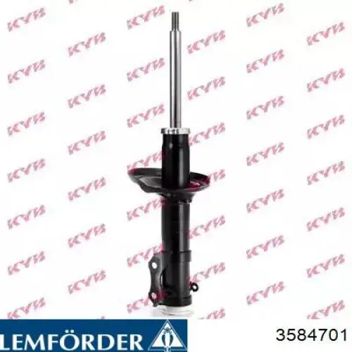 Compre 3584701 Lemforder Braço oscilante inferior direito de suspensão dianteira