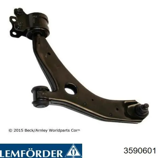 Compre 3590601 Lemforder Braço oscilante inferior esquerdo de suspensão dianteira