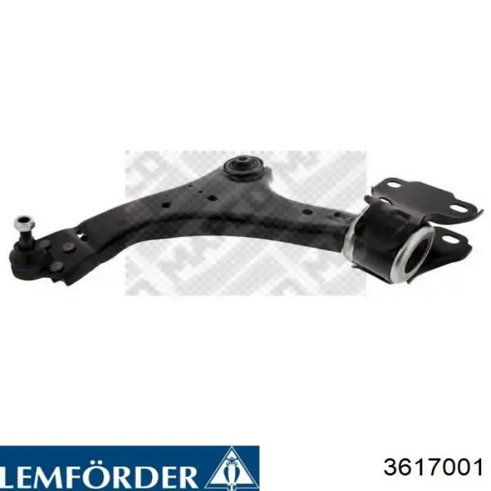 Compre 3617001 Lemforder Braço oscilante inferior esquerdo de suspensão dianteira