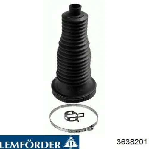 3638201 Lemforder Bota de proteção direita do mecanismo de direção (de cremalheira)