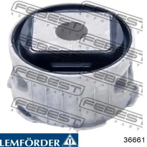 Bloco silencioso (coxim) de viga dianteira (de plataforma veicular) Lemforder 36661