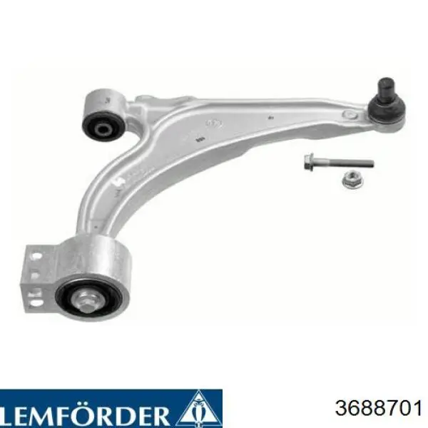 Braço oscilante inferior direito de suspensão dianteira Lemforder 3688701 preço, a partir de 59,80 USD