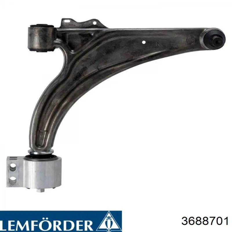 Compre 3688701 Lemforder Braço oscilante inferior direito de suspensão dianteira