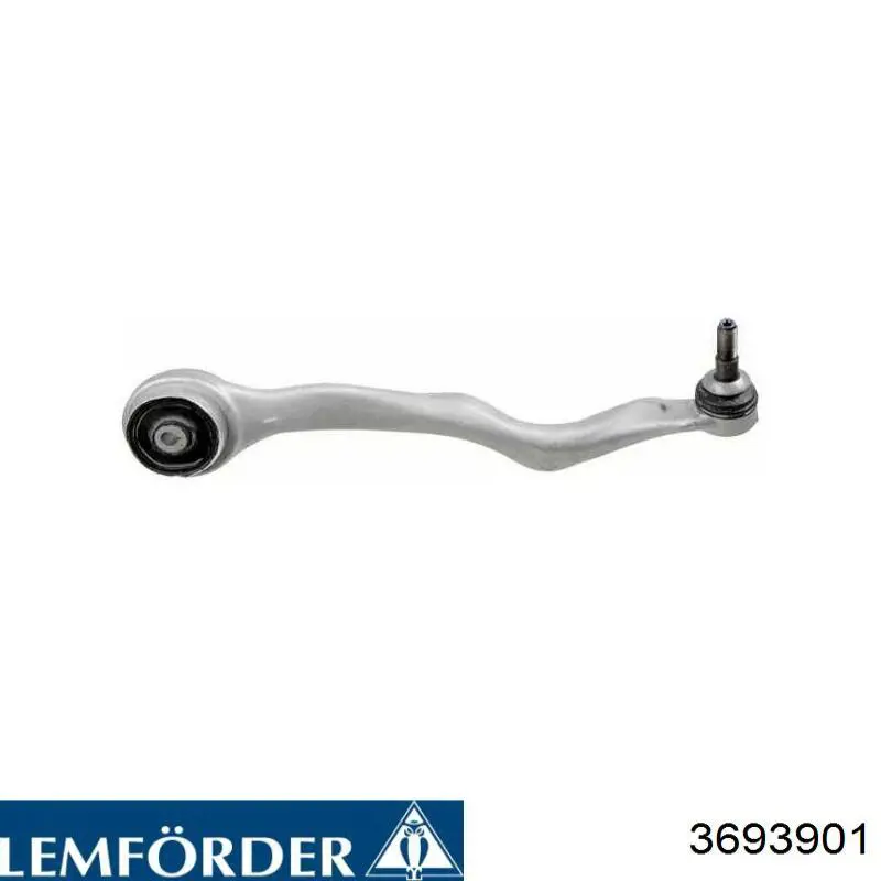 3693901 Lemforder Braço oscilante inferior esquerdo de suspensão dianteira
