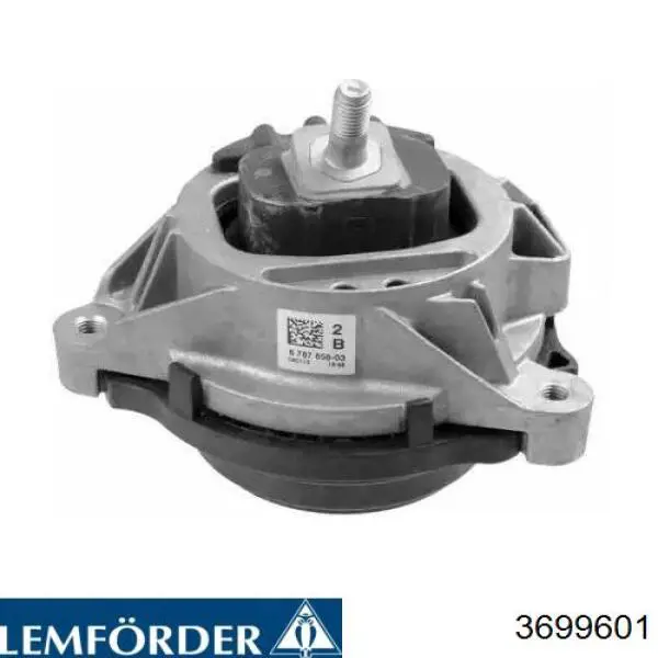 3699601 Lemforder Coxim (suporte) direito de motor