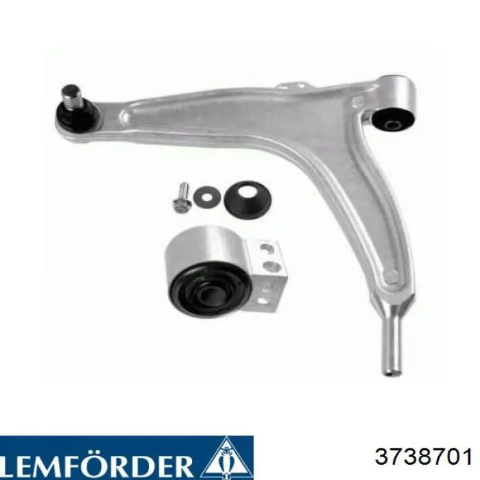 Compre 3738701 Lemforder Braço oscilante inferior esquerdo de suspensão dianteira