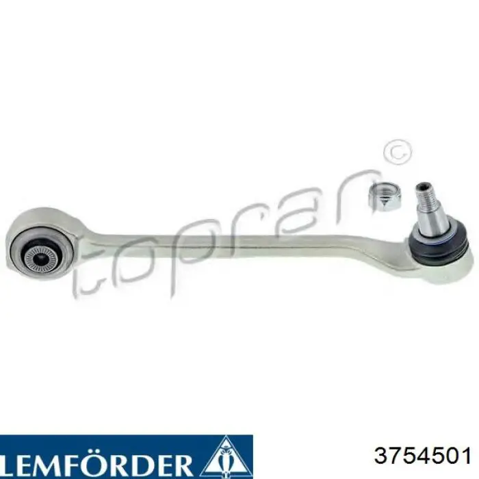3754501 Lemforder Braço oscilante inferior direito de suspensão dianteira