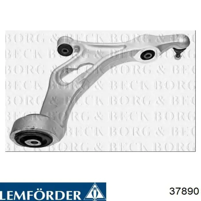 37890 Lemforder Parafuso de fixação de braço oscilante dianteiro, kit