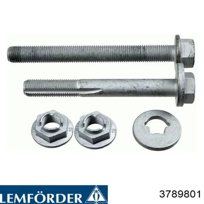 3789801 Lemforder Parafuso de fixação do braço oscilante superior traseiro, kit