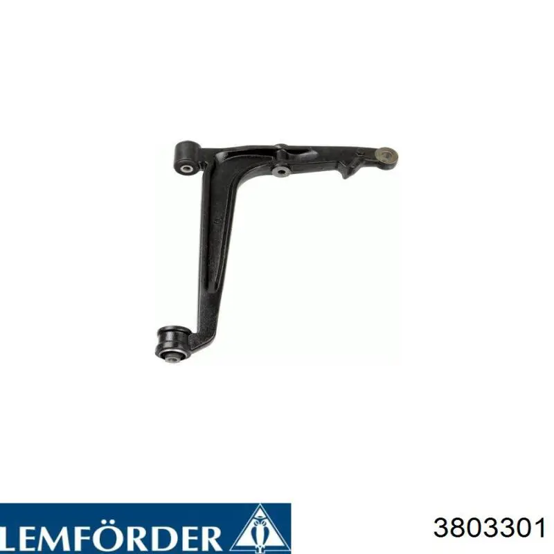 3803301 Lemforder Braço oscilante inferior direito de suspensão dianteira