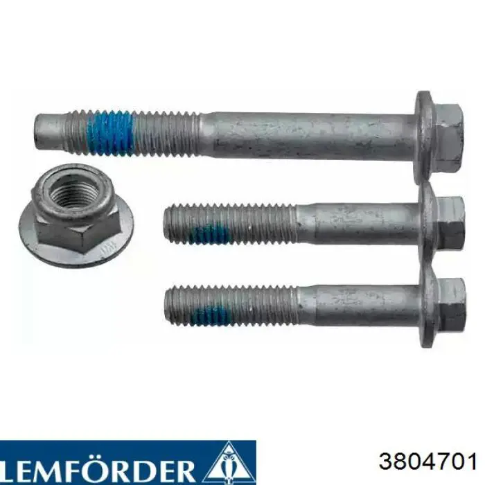 3804701 Lemforder Parafuso de fixação de braço oscilante dianteiro, kit