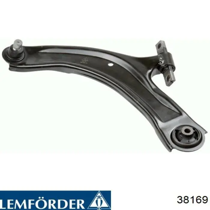 38169 Lemforder Braço oscilante inferior esquerdo de suspensão dianteira