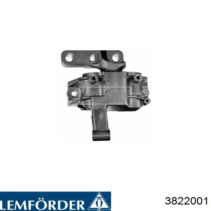 3822001 Lemforder Coxim (suporte) traseiro de motor