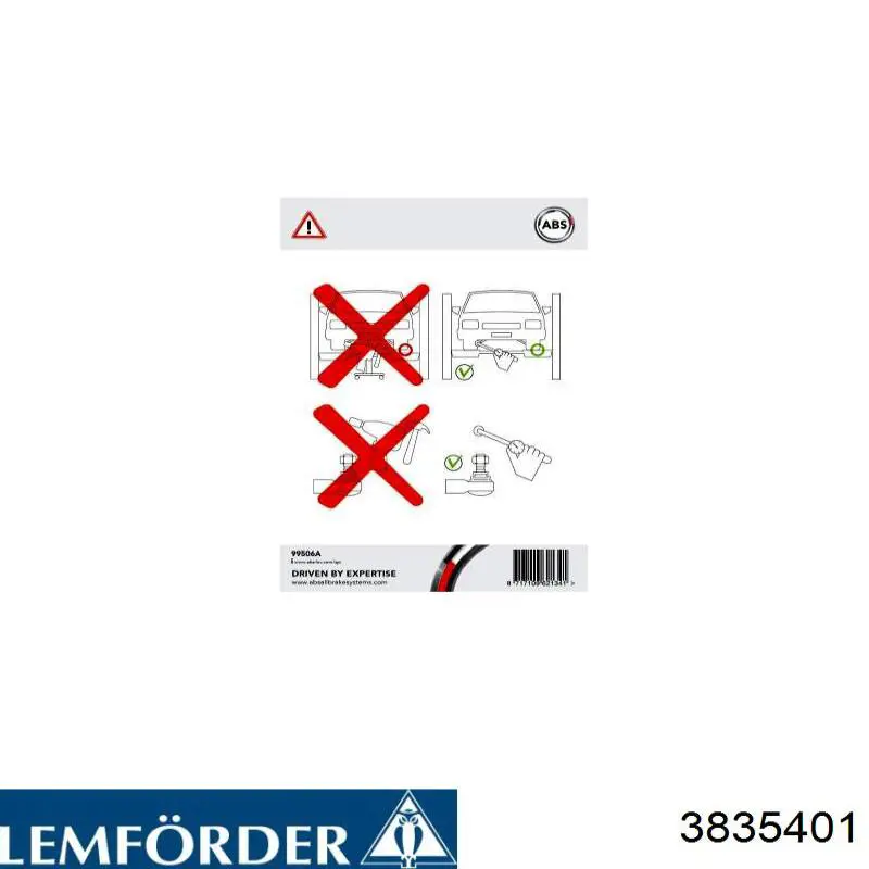 Bloco silencioso do braço oscilante superior traseiro Lemforder 3835401 preço, a partir de 22,62 USD