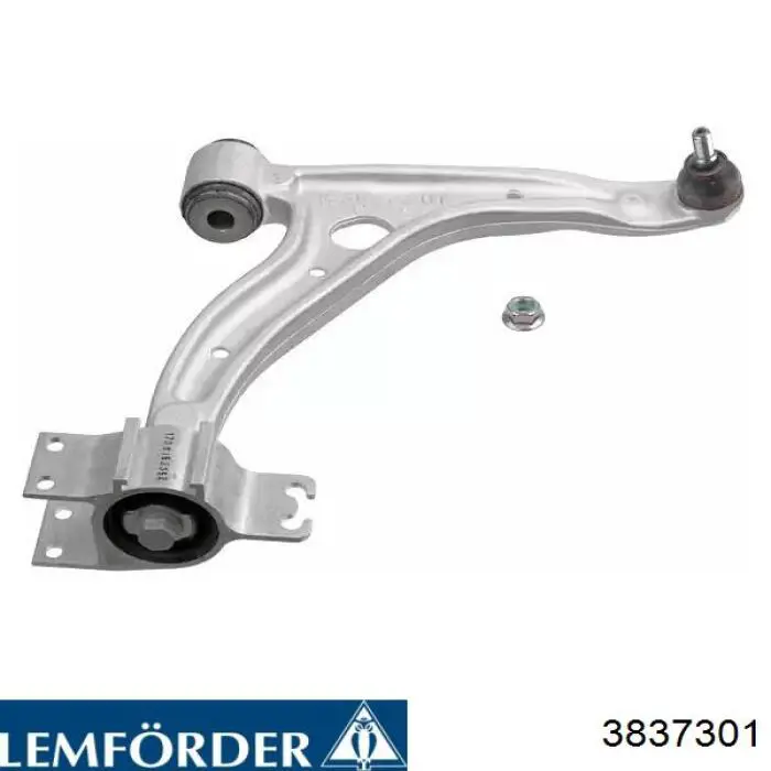 3837301 Lemforder Braço oscilante inferior direito de suspensão dianteira