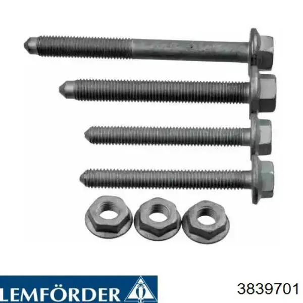 Parafuso de fixação de braço oscilante dianteiro, kit 38397 Lemforder