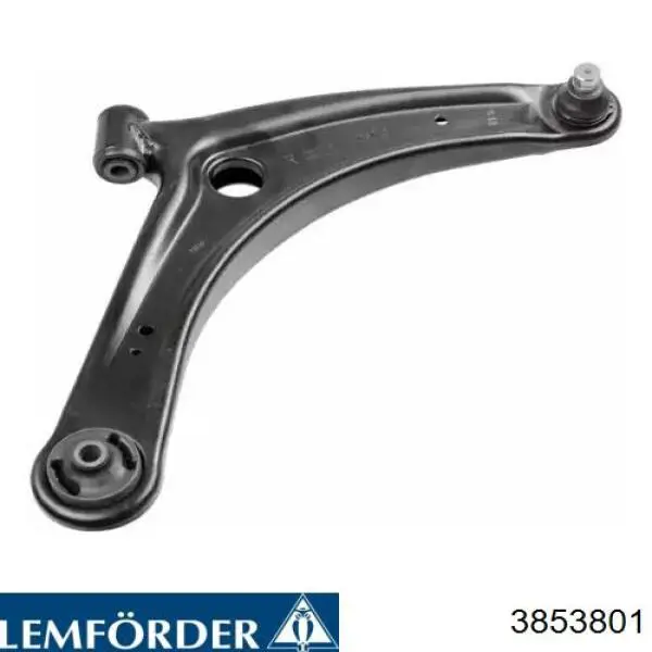 3853801 Lemforder Braço oscilante inferior direito de suspensão dianteira