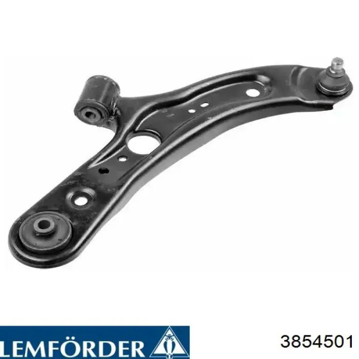 3854501 Lemforder Braço oscilante inferior direito de suspensão dianteira