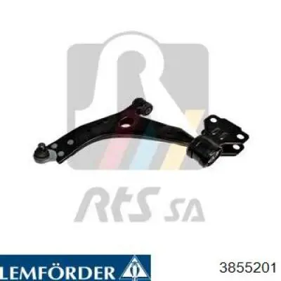 Compre 3855201 Lemforder Braço oscilante inferior esquerdo de suspensão dianteira