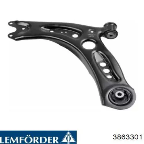 Braço oscilante inferior esquerdo de suspensão dianteira Lemforder 3863301 preço, a partir de 61,77 USD