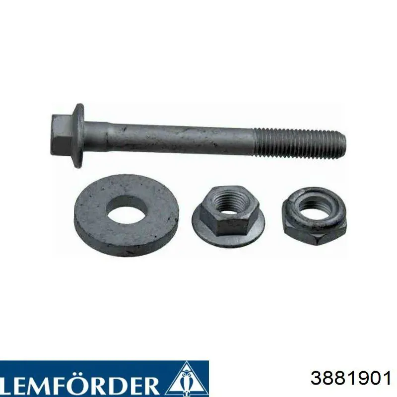 3881901 Lemforder Parafuso de fixação de braço oscilante dianteiro, inferior