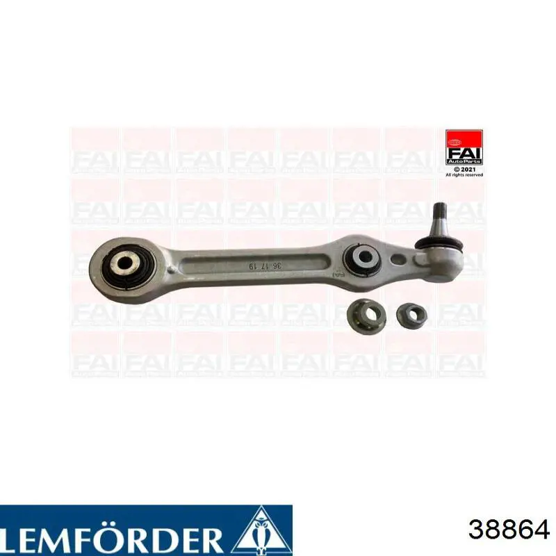 210453 ABS Braço oscilante inferior esquerdo de suspensão dianteira