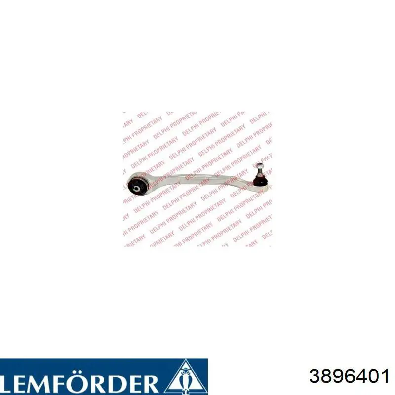 3896401 Lemforder Braço oscilante inferior esquerdo de suspensão dianteira