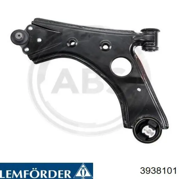 3938101 Lemforder Braço oscilante inferior esquerdo de suspensão dianteira
