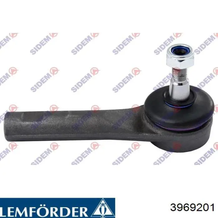 3969201 Lemforder Braço oscilante inferior esquerdo de suspensão dianteira