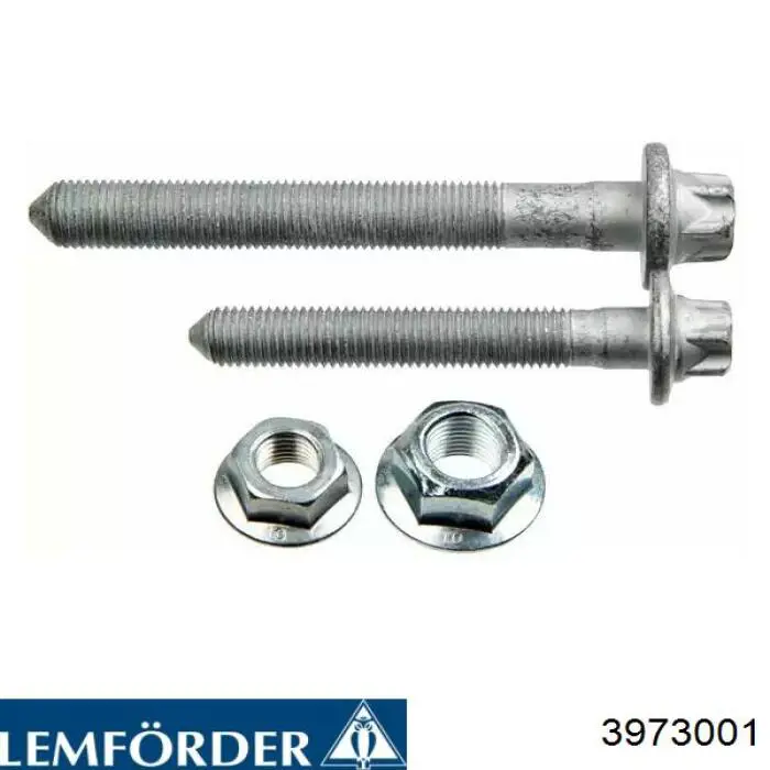 3973001 Lemforder Parafuso de fixação do braço oscilante superior traseiro, kit