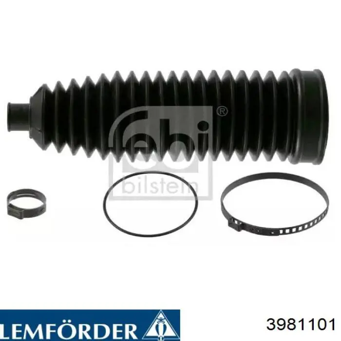 Bota de proteção direita do mecanismo de direção (de cremalheira) Lemforder 39811