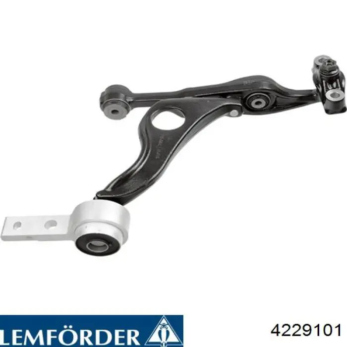 4229101 Lemforder Braço oscilante inferior esquerdo de suspensão dianteira