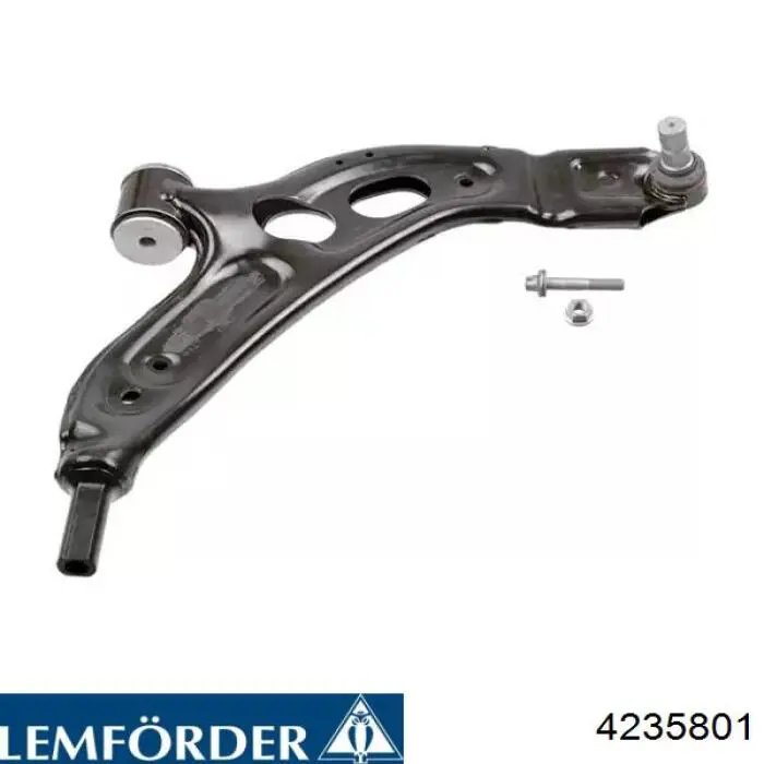 4235801 Lemforder Braço oscilante inferior direito de suspensão dianteira